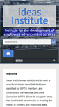 Mobile Screenshot of ideasinstitute.ie