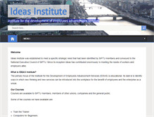 Tablet Screenshot of ideasinstitute.ie